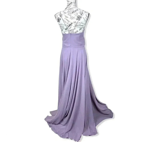 Jenny Yoo Collection v-neck maxi dress - size 8 - Picture 2 of 6